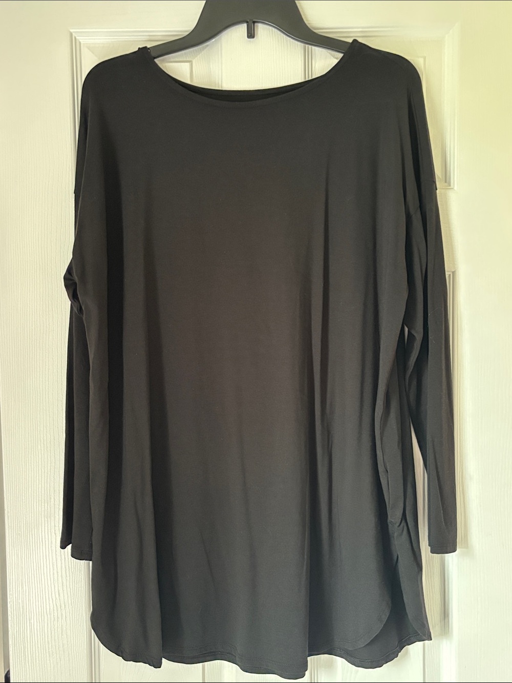J. Jill Black Long Sleeve Relaxed Tunic